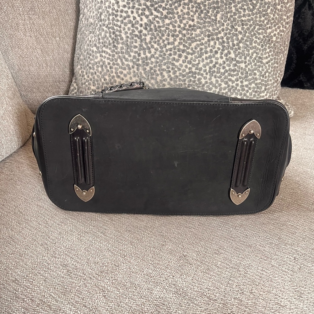 Christian Dior Limited Edition Jeanne Frame Charcoal Black Handle Shoulder Bag - Picture 6 of 10